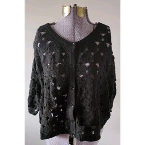 NWT Torrid Cardigan Sweater Crochet Lace Crop Short Sleeve Plus Size 2X
